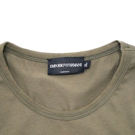 EMPORIO ARMANI Shoulder Zip Long Sleeve Tee