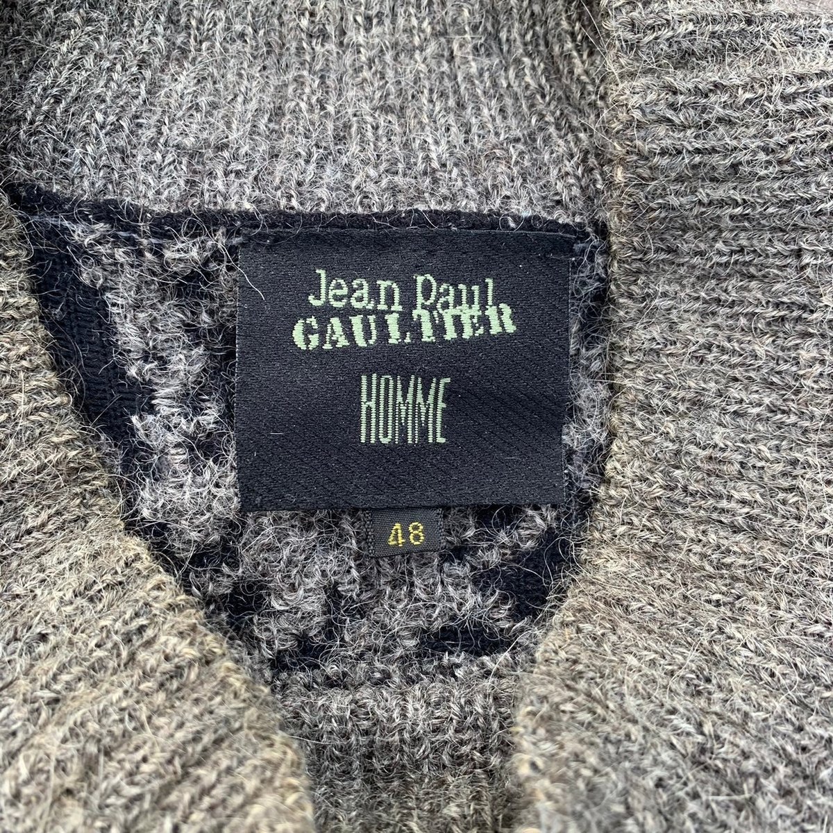 jean paul gaultier homme various patterns knit