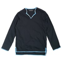 1990s MASAKI MATSUSHIMA Velours Piping Top