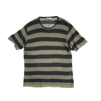 1980s ISSEY MIYAKE MEN Border Short Sleeve Knit