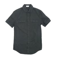 2000s BALENCIAGA Double Collar Half Sleeve Shirt