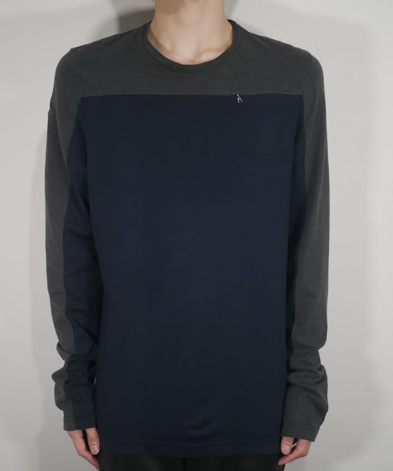prada sport bi-color long sleeve tee | aaar