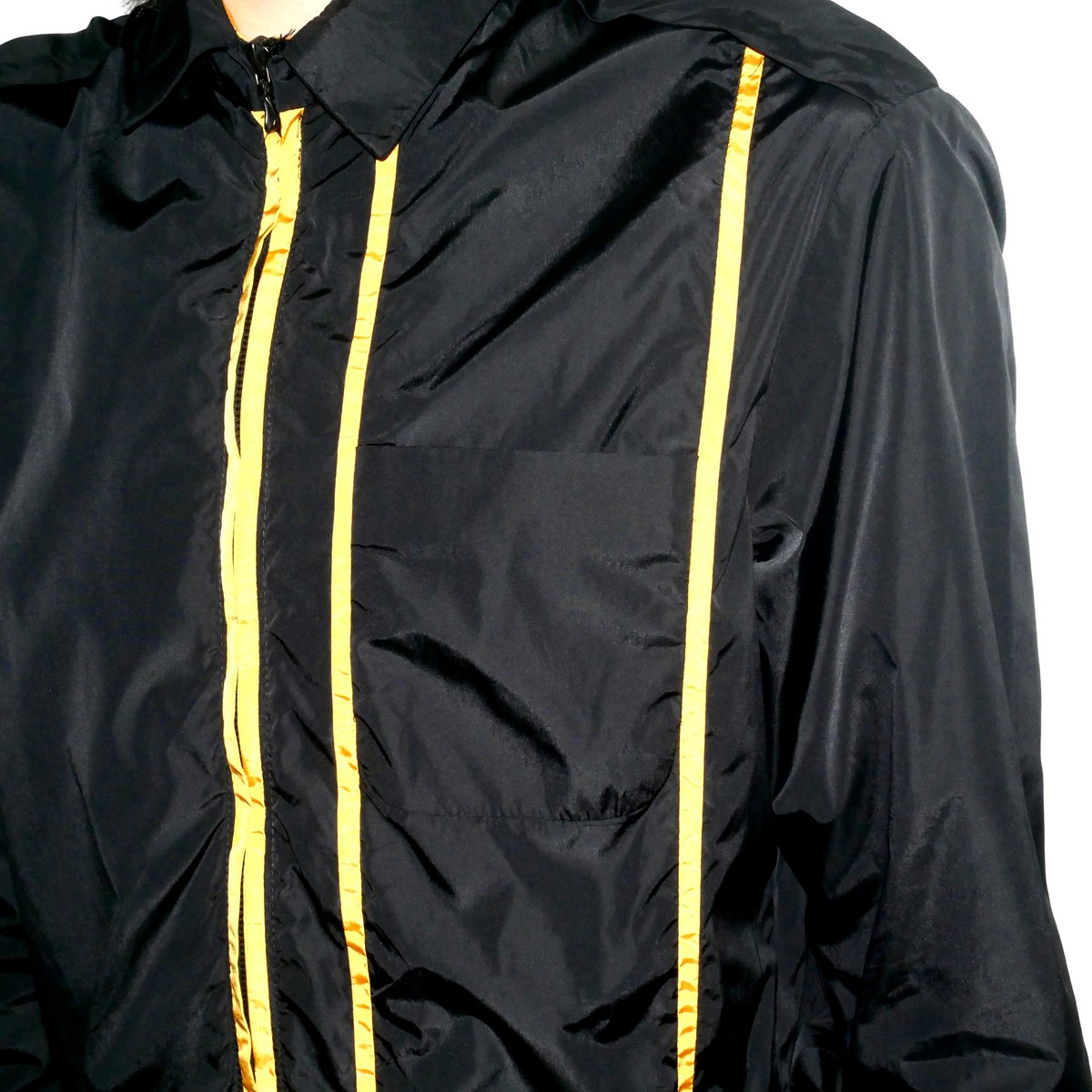 ジャケット・アウター so by alexander van slobbe so by alexander van slobbe nylon zip shirt jack