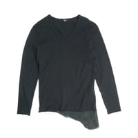 SHELLAC Docking V-Neck Long Sleeve Tee