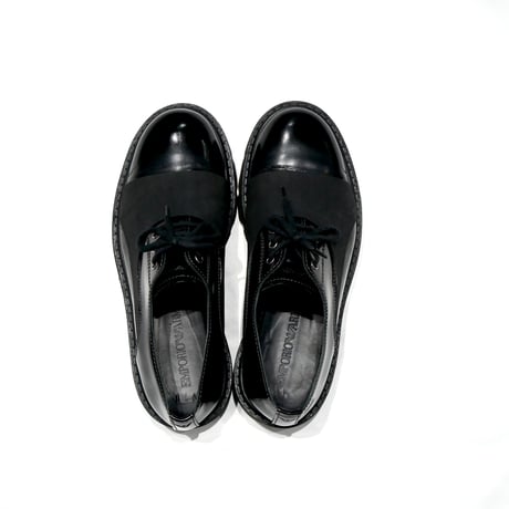 EMPORIO ARMANI Switching Lether Shoes