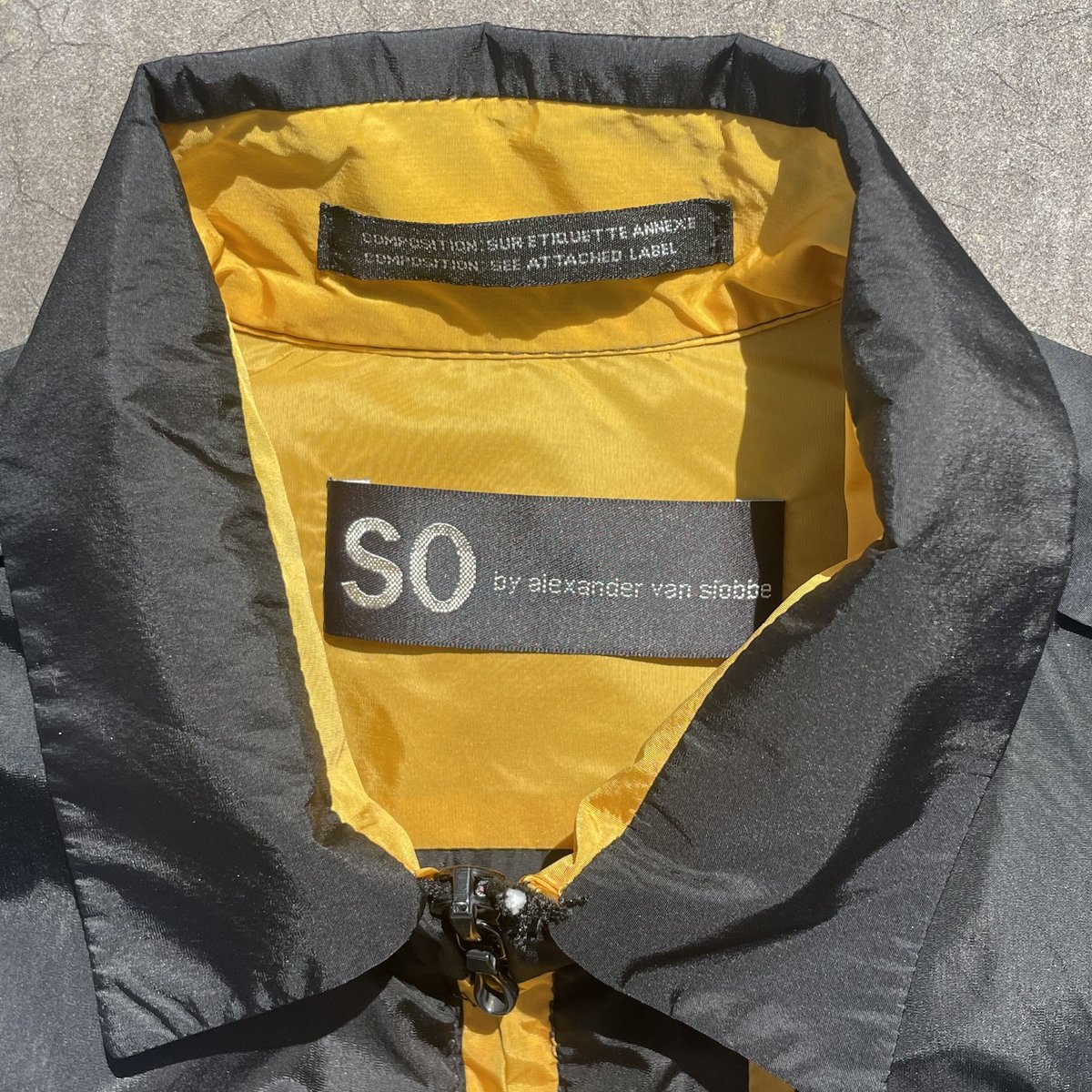 so by alexander van slobbe nylon zip shirt | aaar
