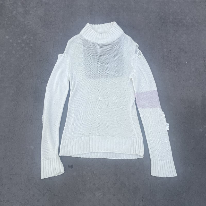 shinichiro arakawa multi zip designed knit | aaar