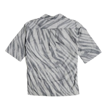 2003SS LAD MUSICIAN Zebra Patterned Stripe Short Sleeve Shirt