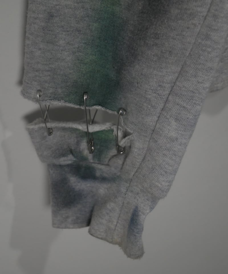 トップス d&g damaged sweat with safety pins d&g damaged sweat with safety pins | aaar