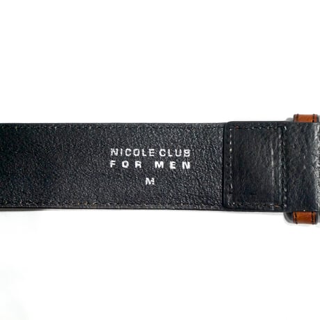 NICOLE CLUB FOR MEN Zip Belt