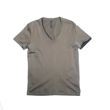 BLACKBARRETT by NEIL BARRETT Fake Layered V-Neck Tee
