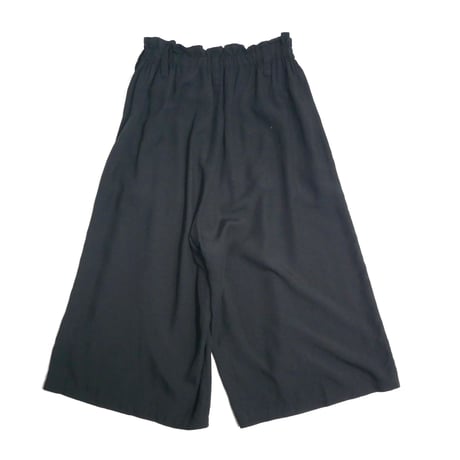 2005SS LIMI feu Waist Gather Wide Cropped Pants