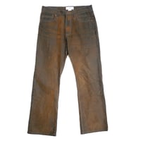 1990s ARMANI EXCHANGE Coated Flare Pants