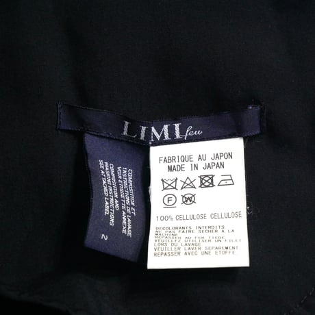 2005SS LIMI feu Waist Gather Wide Cropped Pants