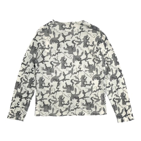 291295=Homme All-Over Patterned Long Sleeve Tee