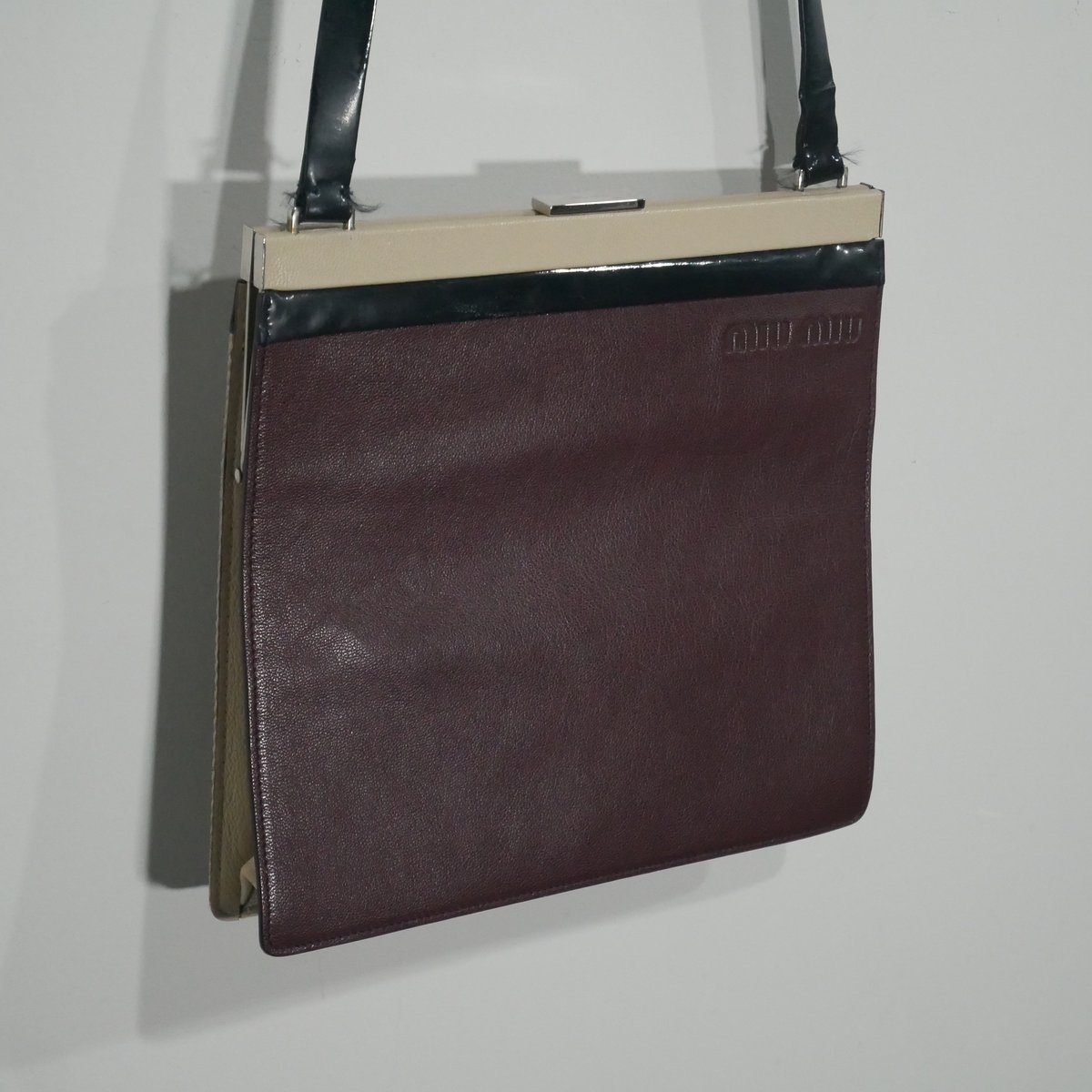 2000ss miumiu enamel docking vest