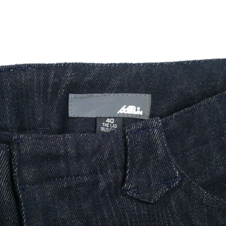 2001AW LAD MUSICIAN Wood Grain Patterned Denim Flare Pants