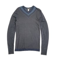 MARITHE + FRANCOIS GIRBAUD Switching V-Neck Knit