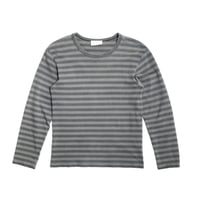 agnes b. Faded Border Long Sleeve Tee