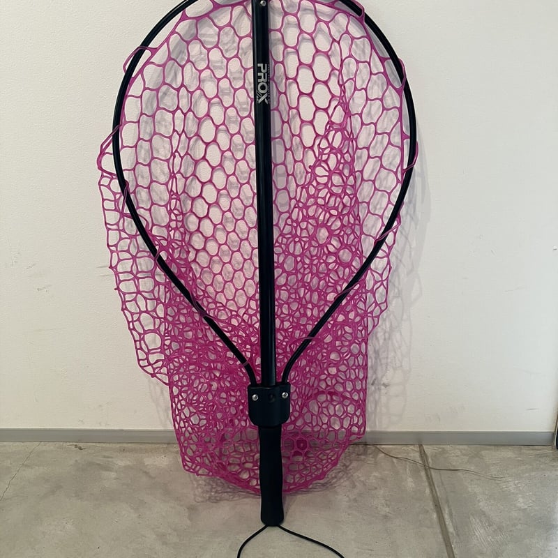 PROX ラバーランディングネット 19型深さ60cm/ネットピンク