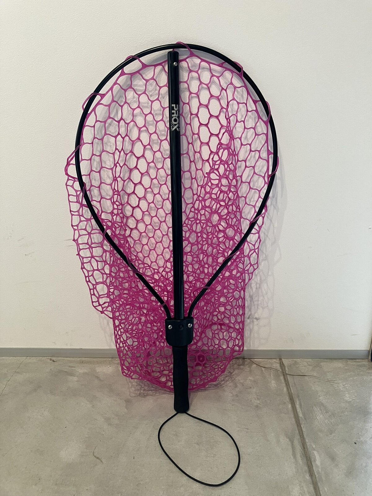 PROX ラバーランディングネット 19型深さ60cm/ネットピンク | outdoorma