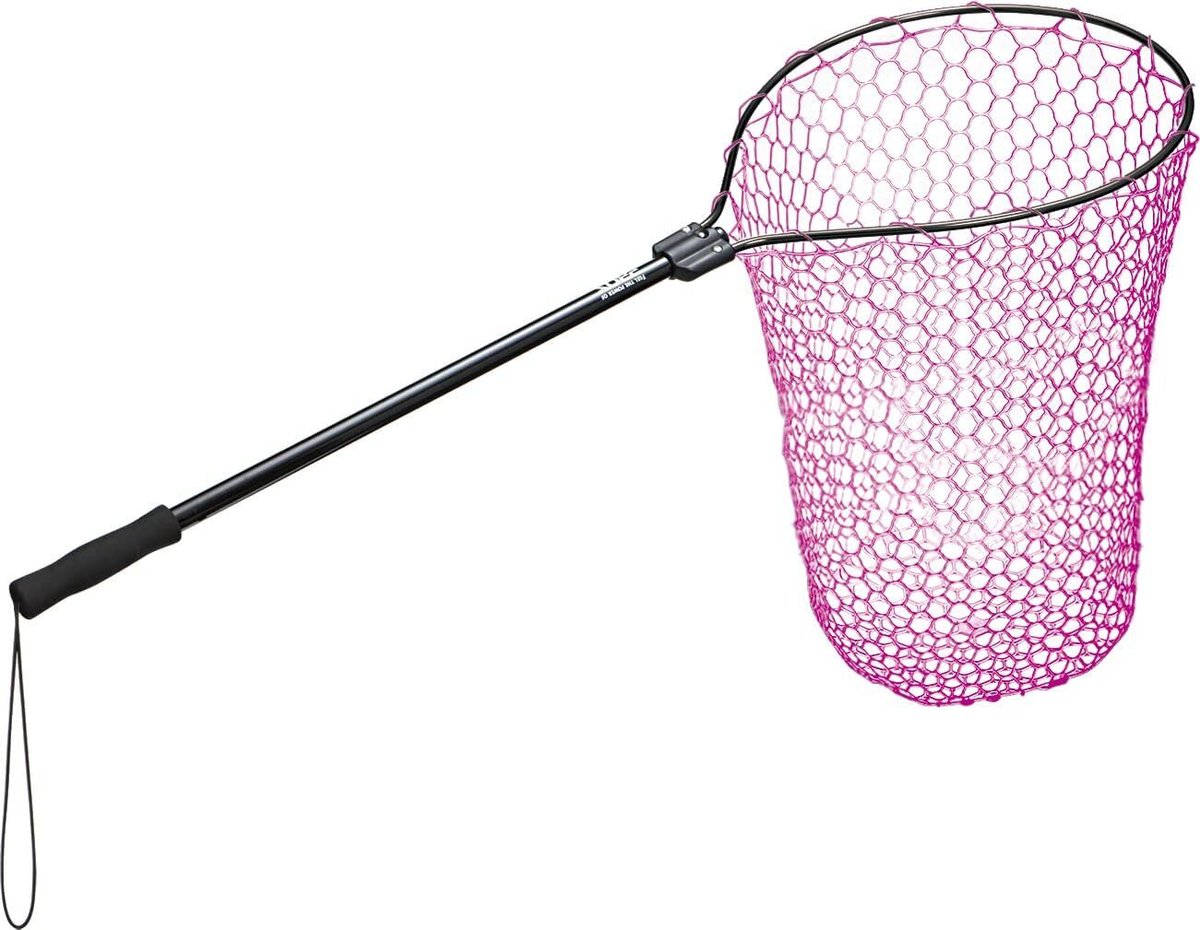 PROX ラバーランディングネット 19型深さ60cm/ネットピンク | outdoorma