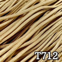 T712 光沢ゴールド パラコード 4mm 100m 光沢あり