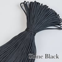 #089 Shine Black(光沢) パラコード 4mm 100m