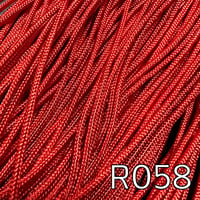 R058 光沢レッド 2mm 100m パラコード