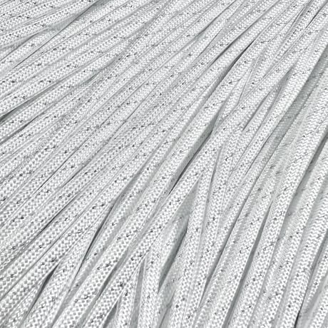 #064-2 Silk White Glitter (光沢)パラコード 4mm 100m
