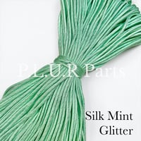 #066-2 Silk Mint Glitter パラコード 4mm 100m