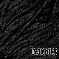 M613 ブラック　パラコード 4mm 100m