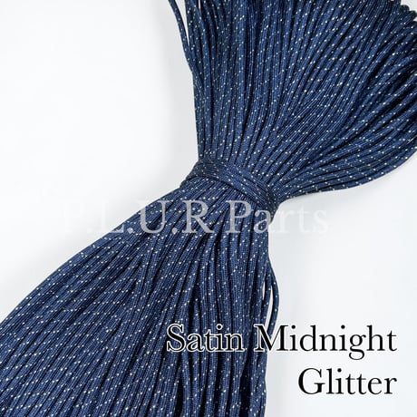 #060-2 Satin Midnight Glitter パラコード 4mm 100m