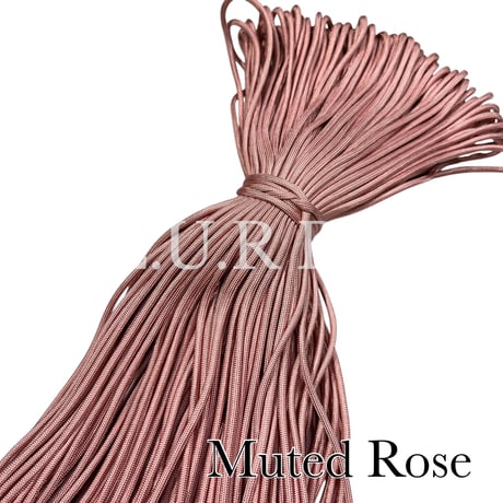 Muted Rose パラコード 4mm 100m 光沢あり