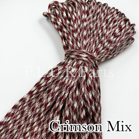 #203  Crimson Mix パラコード 4mm 100m 光沢あり