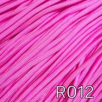 R012 ブライトピンク パラコード 4mm 100m