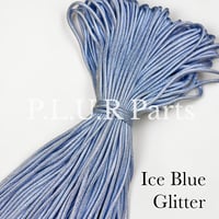 #080-2 Ice Blue Glitter パラコード 4mm 100m