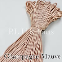 #307 Champagne Mauve パラコード 4mm 100m 光沢あり