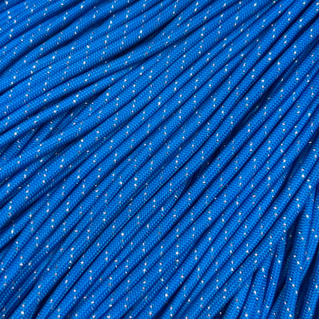 #165 Blue Spark(ラメ糸) パラコード 4mm 100m