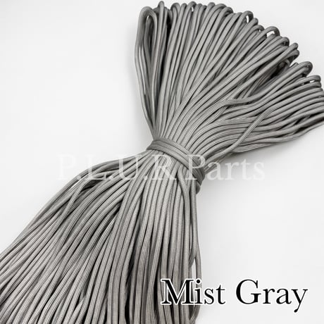 #043 Mist Gray パラコード 4mm 100m