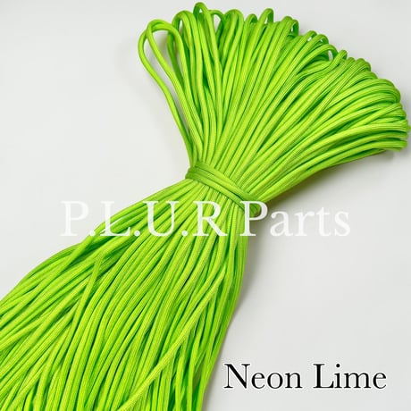 #058 Neon Lime パラコード 4mm 100m
