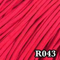 R043 レトロレッド パラコード 4mm 100m