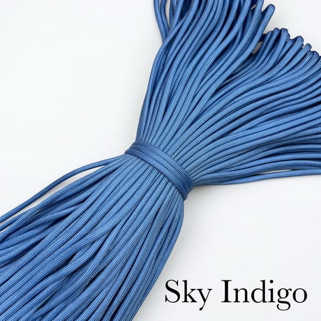 #053 Sky Indigo パラコード 4mm 100m