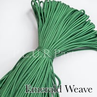 #301 Emerald Weave パラコード 4mm 100m 光沢あり