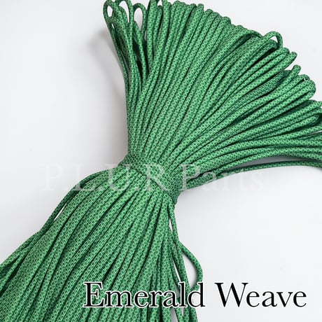 #301 Emerald Weave パラコード 4mm 100m 光沢あり