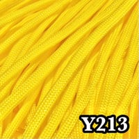Y213  レモンイエロー パラコード 4mm 100m