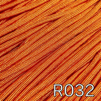 R032 光沢オレンジ   パラコード 4mm 100m