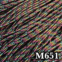 M651 ブラックレインボー パラコード 2mm 100m