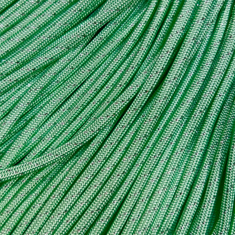 #066-2 Silk Mint Glitter パラコード 4mm 100m