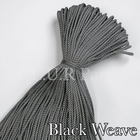 #154 Black Weave パラコード 4mm 100m
